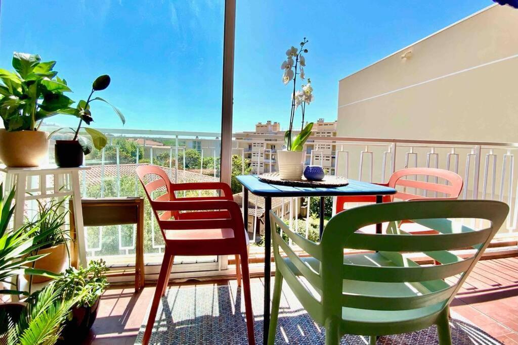 Superbe 4 Couchages Avec Terrasse - Clim - 50M De La Mer Saint-Raphaël Exteriör bild